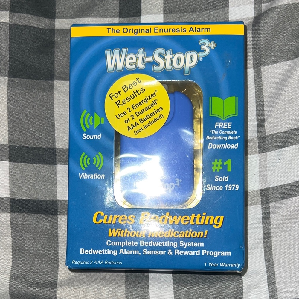 3+ Blue Bedwetting Alarm for Kids